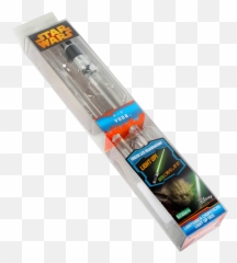 Star Wars Lightsaber Chopsticks - Yoda Light Up Version Png,Lightsaber Png