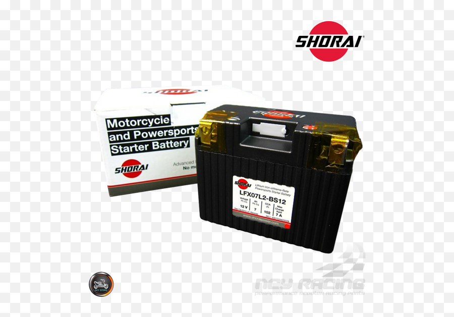 Shorai Lithium Battery 12v 7ah Lfx07l2 - Bs12 Shorai Lfx07l2 Bs12 Lithium Iron Battery Png,Lithium Icon Battery Top Cap Assembly