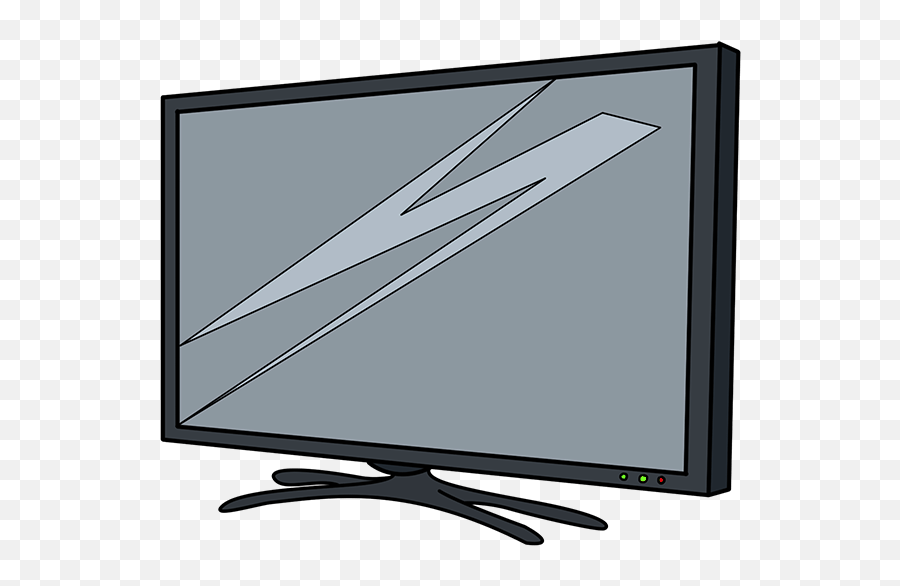 How To Draw A Tv - Really Easy Drawing Tutorial Vertical Png,Bdi Icon Tv Stand