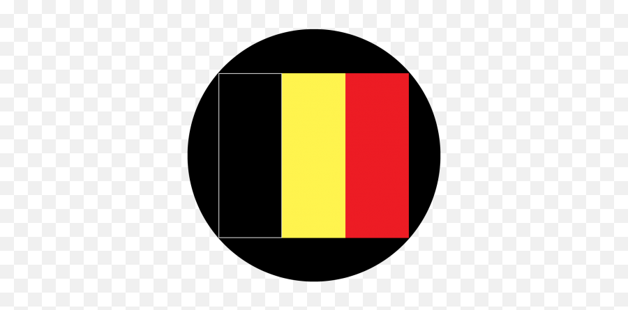Download Flag Of Belgium Gobo - Flag Of Belgium Full Size Circle Png,Belgium Flag Png