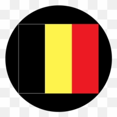 Download Flag Of Belgium Gobo - Flag Of Belgium Full Size Circle Png,Belgium Flag Png