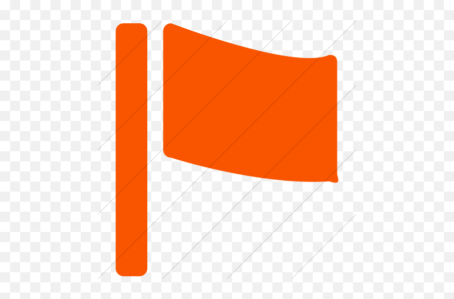 Iconsetc Simple Orange Broccolidry Flag Icon - Vertical Png,Green Flag Icon