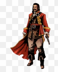 Pirate Icon Clipart - Creed Black Flag Characters Png,Pirate Transparent