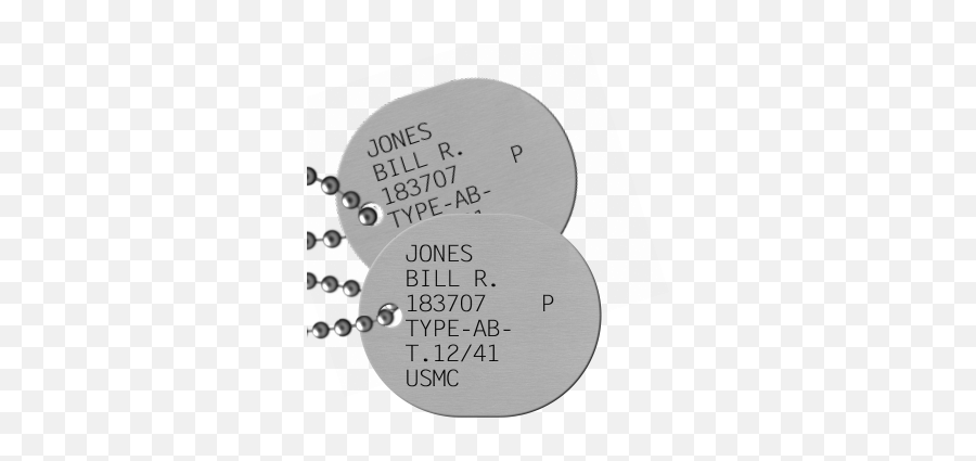 Navy U0026 Usmc Dog Tags 1921 - 1950 Wwii Era Dot Png,Usmc Icon