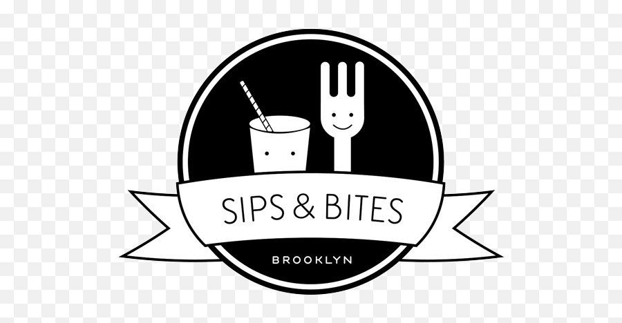 Sips Bites - Cute Food Logo Design Png,Cute Logo