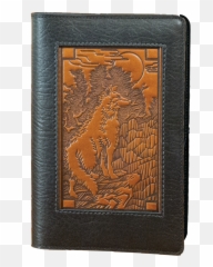 Large Leather Refillable Journal Icon Pattern - Antique png