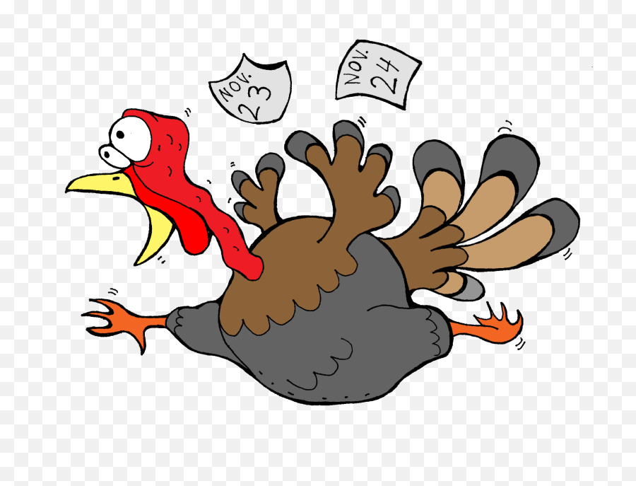 Scared Thanksgiving Turkey Clipart - Scared Turkey Clipart Png,Thanksgiving Turkey Png