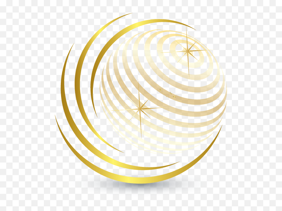 Free 3d Logo Maker - 5 Stars Logo Design Gold Globe Logo Png,Circle Logo