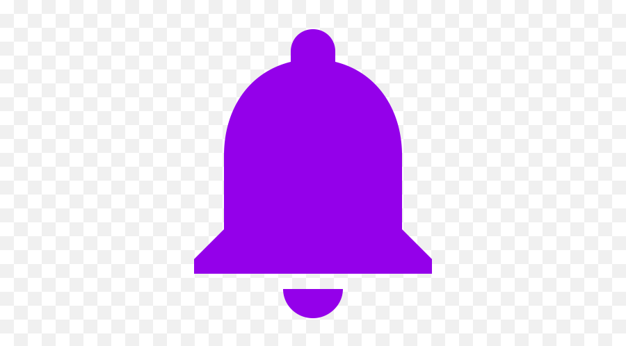 Purple Bell Icon Png Symbol - Upton Park Tube Station,Google Bell Icon