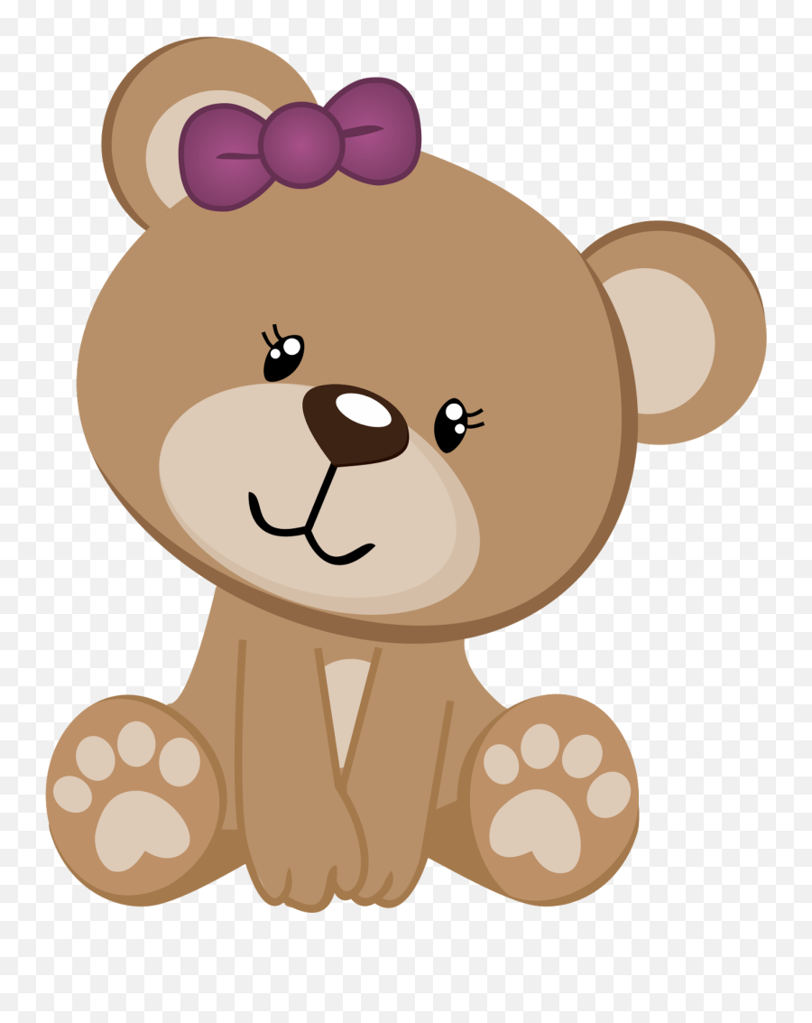Teddy Bear Transparent Png Clipart - Ursinha Png Fundo Transparente,Teddy Bear Clipart Png