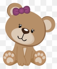 Teddy Bear Transparent Png Clipart - Ursinha Png Fundo Transparente,Teddy Bear Clipart Png