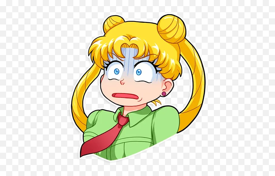 Sailor Moonu201d Stickers Set For Telegram - Salior Moon Discord Emote Png,Sailor Moon Icon Pack