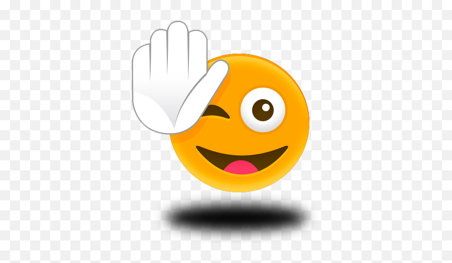 Download Emoticon High Five - High Five Emoticon Transparent High Five Emoji Png,High Five Icon Png