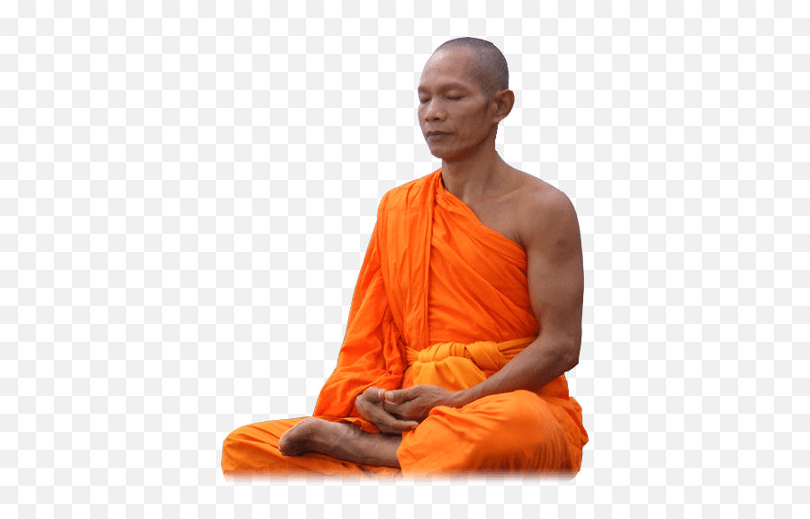 Meditating Monk Meditation Blue - Monk Meditation Png,Monk Png