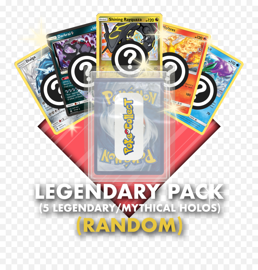 Legendary Pokemon Pack 5 Ct Poke - Collect Ultra Rare Super Rare Pokemon Cards Png,Legendary Pokemon Png