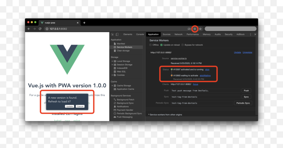 3 Steps To Add Pwa Vuejs In 2020 By Trevor Wong Medium - Vertical Png,Adblock Icon Chrome