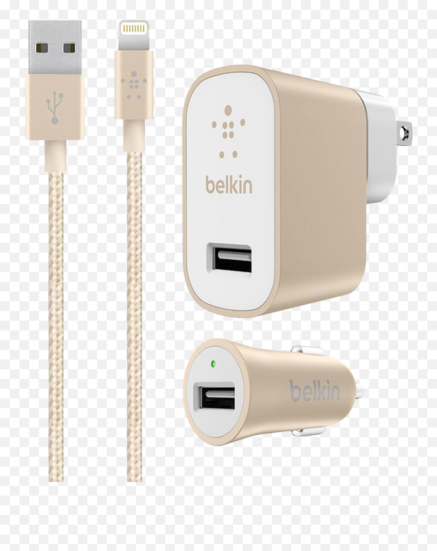 Undefined - Belkin Iphone Charger Full Size Png Download Rose Gold Apple Charger,Charger Png