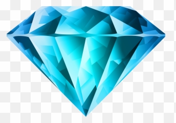 Diamond Transparent Png Vector - Blue