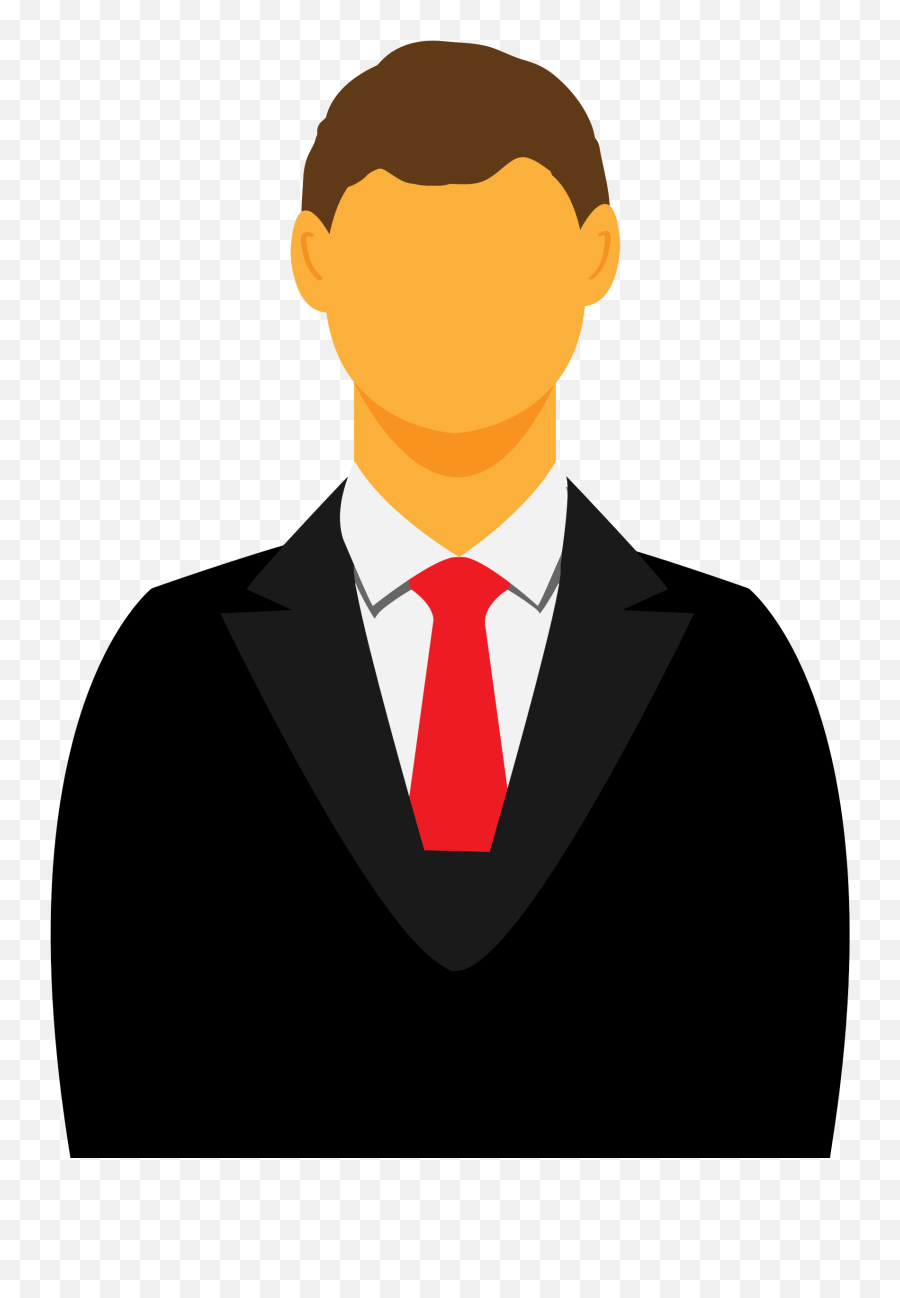 Man In Suit Cartoon Transparent Png - Faceless Man Clipart,Man Clipart Png