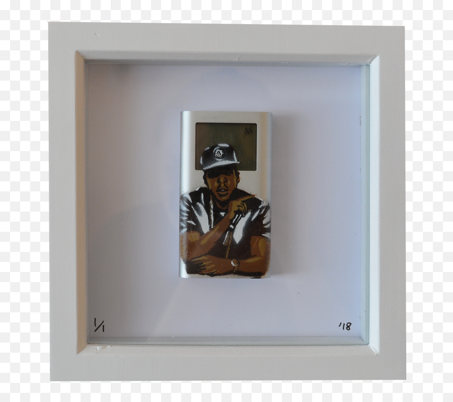 Jay Z Stencil Art Portrait By Anna Jaxe - Picture Frame Png,Jay Z Png
