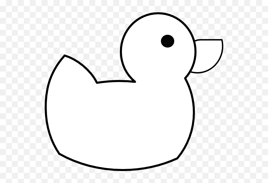 Download Duck Cartoon Clipart Black And - Black And White Cartoon Duck Png,Duck Cartoon Png