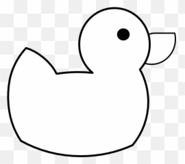 Download Duck Cartoon Clipart Black And - Black And White Cartoon Duck Png,Duck Cartoon Png