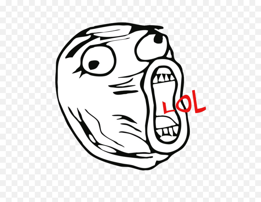 Troll Face Lol Png 7 Image - Lol Meme Face Png,Trollface Png