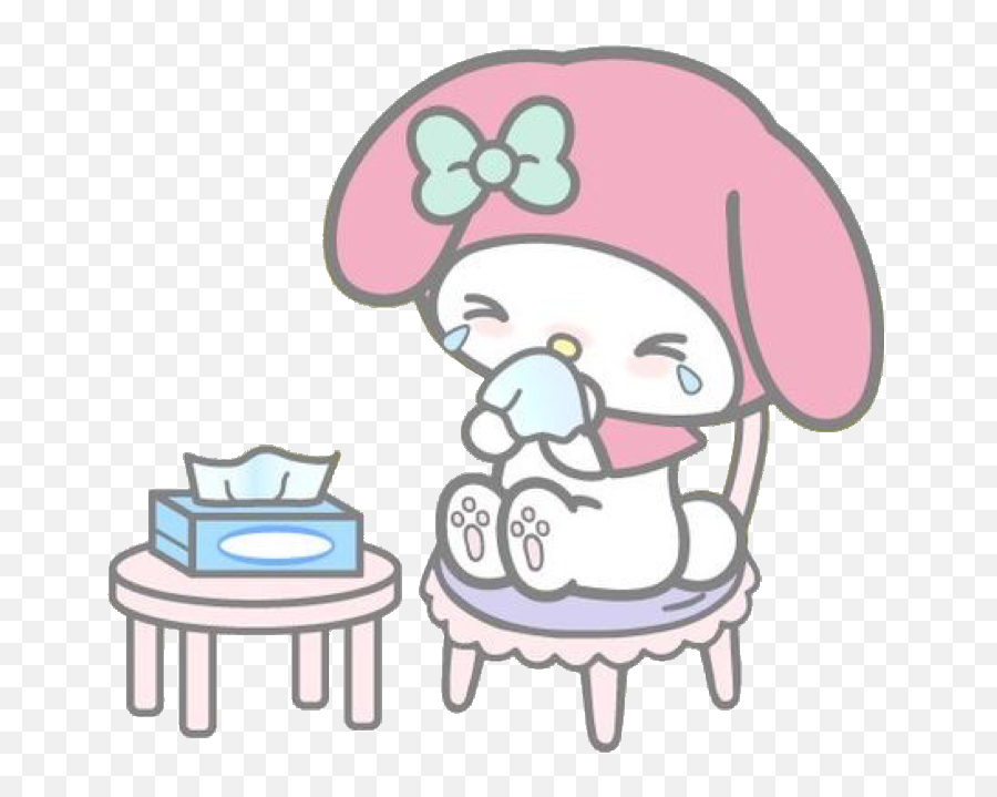 Mine Sticker - My Melody Cry Png Transparent Cartoon Jingfm My Melody Sticker Png,Cry Png
