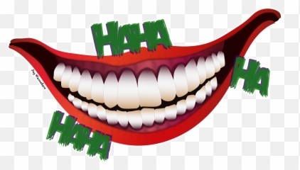 Joker Clip Art Image Smile - Mouth Png Transparent