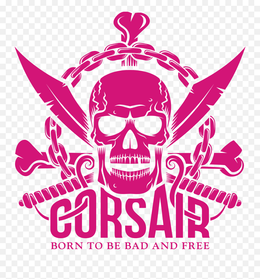 Download Piracy Logo Vector Skull Free Hd Image Clipart Png - Skull Corsair,Tesla Logo Vector