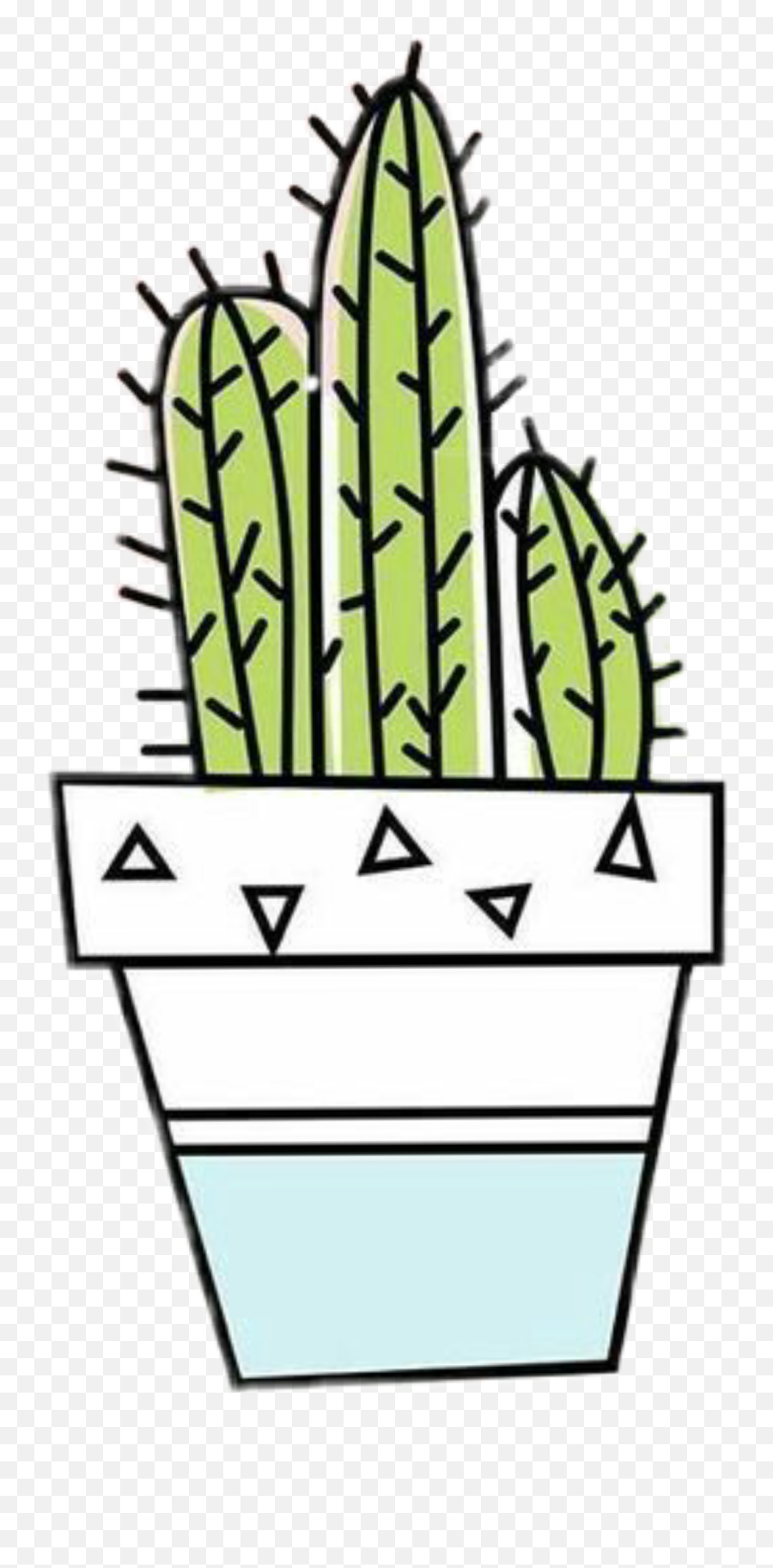 Cactus Tumblr Drawing Free Download - Cactus Doodle Png,Cactus Clipart Png