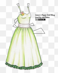 Prom Dress Lianau0027s Paper Dolls - Cocktail Dress png