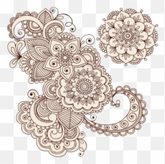 Henna - Floral Ornament Vector Free Download png