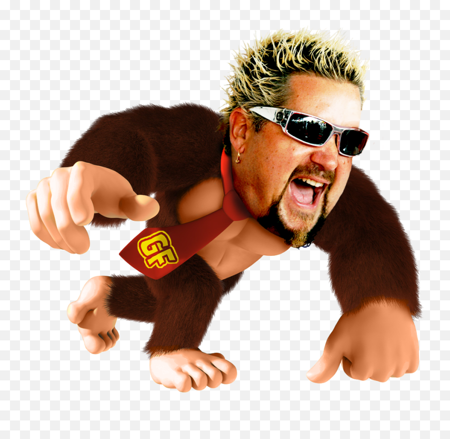 Guy Fieri Hair Png Picture - Donkey Kong Mario Party 8,Guy Fieri Png
