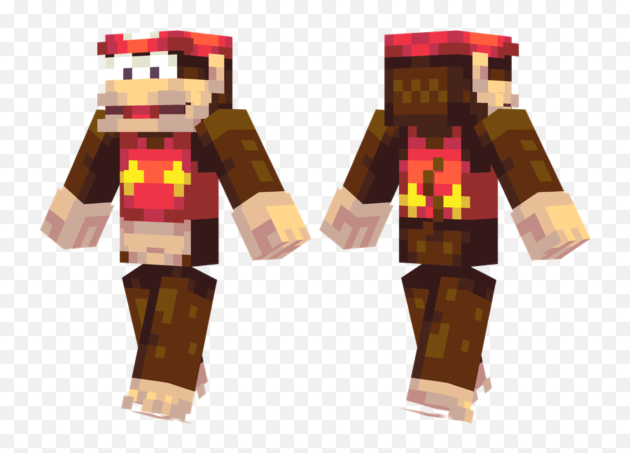 Diddy Kong Minecraft Skins - Minecraft Emo Boy Skin Png,Diddy Kong Png