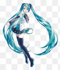 Png Hatsune Miku Vector - Transparent Background Hatsune Miku Png,Hatsune Miku Png