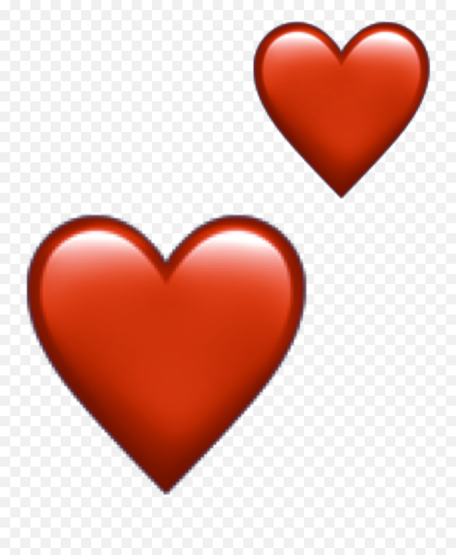 Red Heart Hearts Emoji Emojis Heartemoji Aesthetic Tumb - Heart Png,Red Heart Transparent