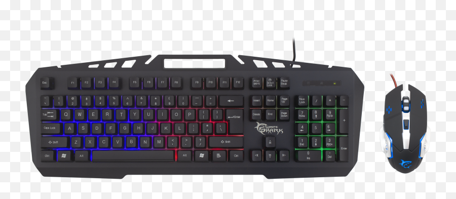 White Shark Keyboard Mouse Gmk - Imperion Meteorite Gaming Keyboard Png,Keyboard And Mouse Png