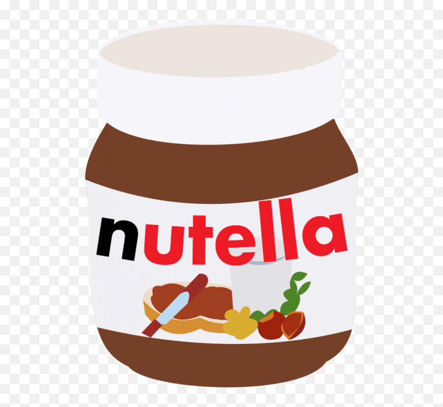Png Nutella Transparent Images - Nutella Cartoon,Nutella Png