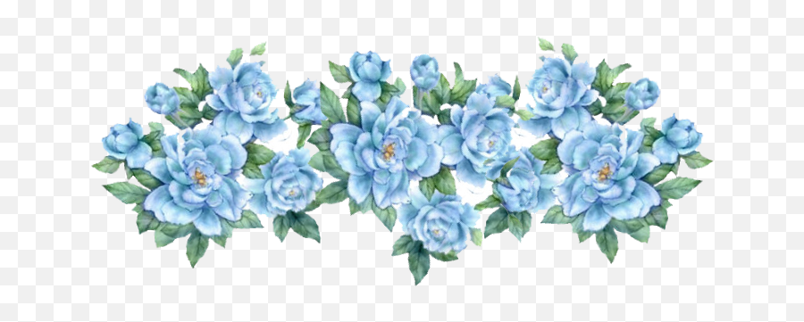 Download Free Png Blue Flower - Vector Blue Flower Png,Blue Flower Png