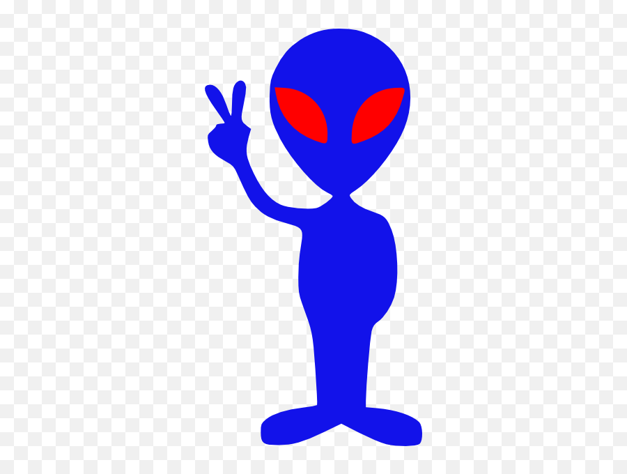 Clip Art Alien Png Image With No - Alien Giving Peace Sign,Alien Clipart Transparent