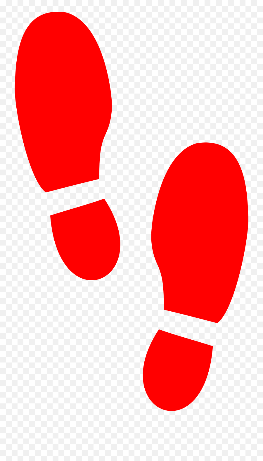 Index Of Assetsimagesclipartimagesshapes - Red Shoe Print Clipart Png,Footsteps Png