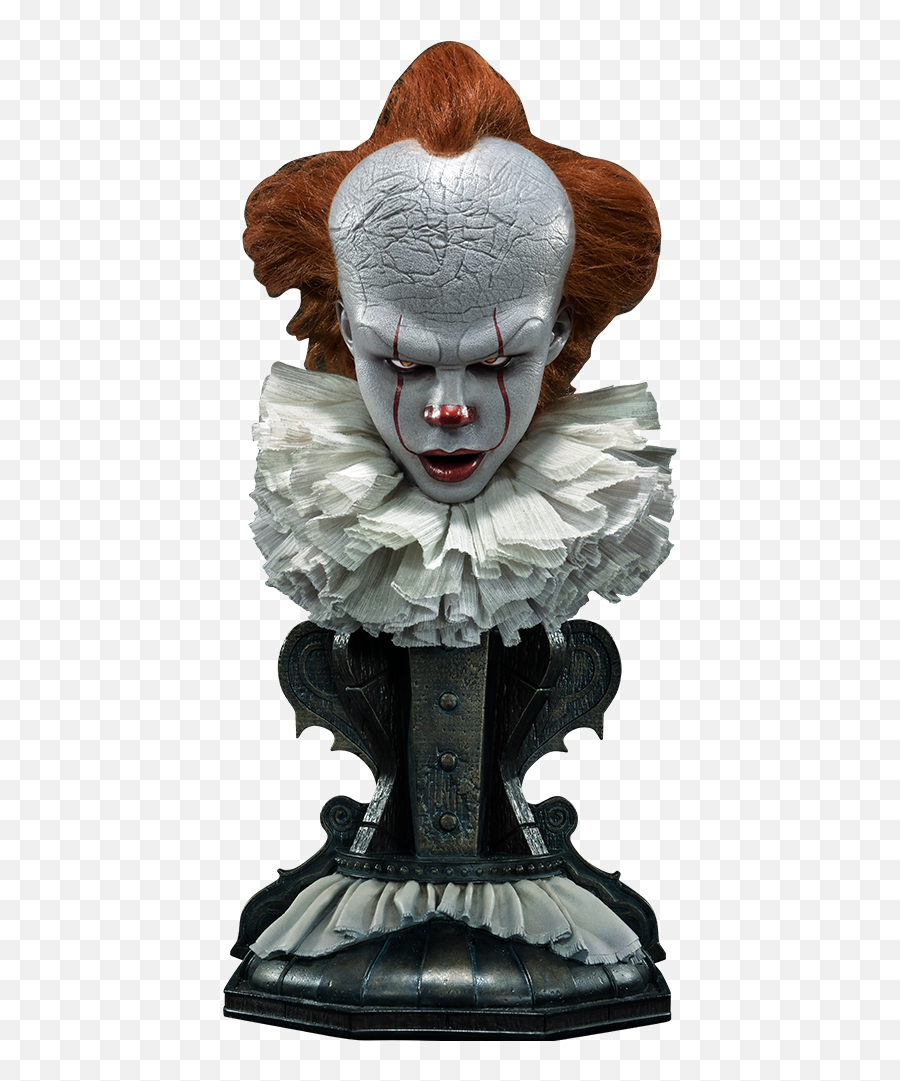 Pennywise Serious Bust - It Png,Pennywise Png