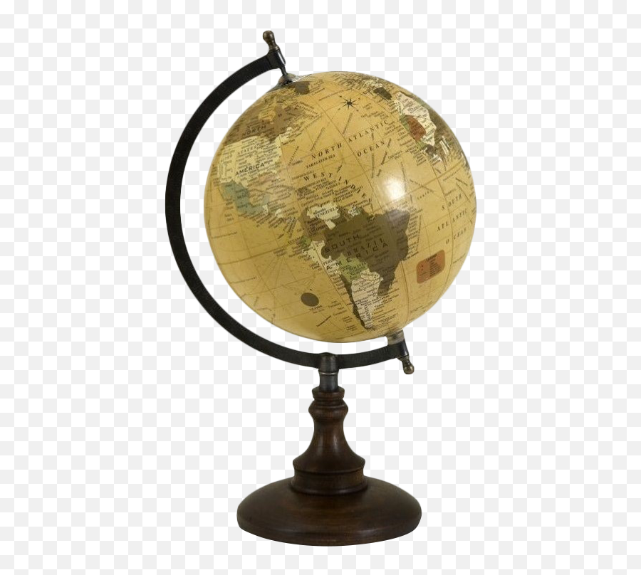 Download Transparent Old Globe Png Image With No - Antique Globe Transparent Background,Globe Png Transparent