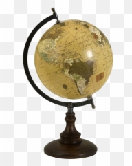Download Transparent Old Globe Png Image With No - Antique Globe Transparent Background,Globe Png Transparent