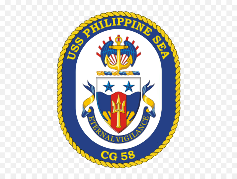 Seal Of The Uss Philippine Sea Cg 58 Military Logo - Uss Curtis Wilbur Ddg 54 Crest Png,Cg Logo