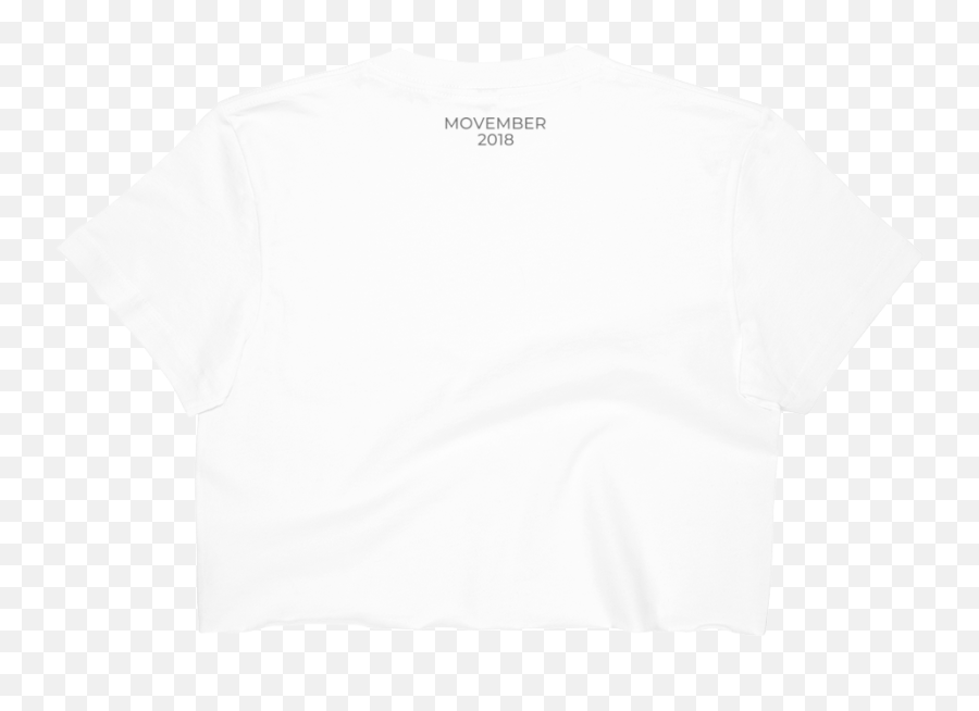 Movember White Crop Top U2014 Horsepower Studio City Ca - Active Shirt Png,Crops Png