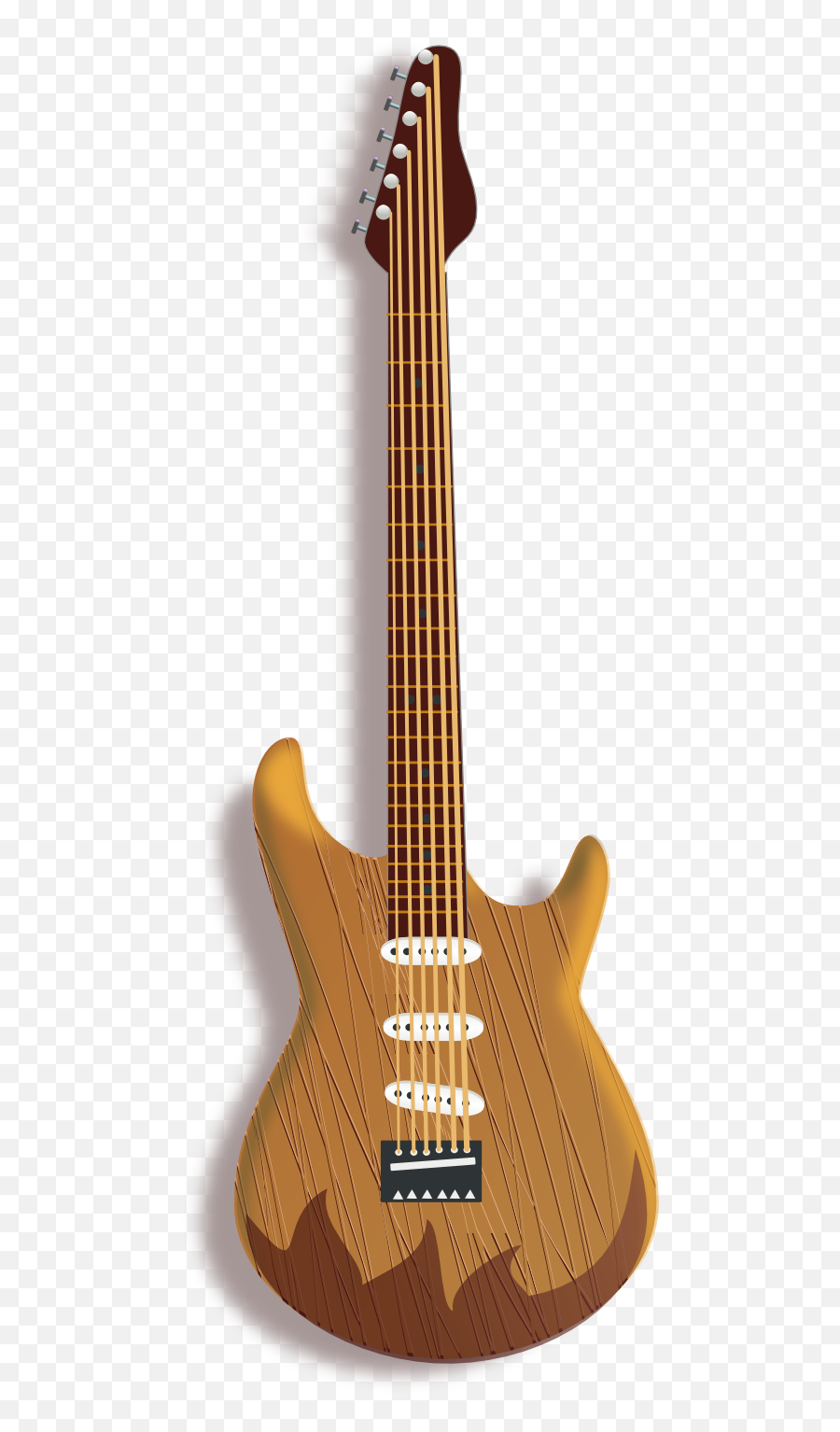 Wood Guitar Clipart I2clipart - Royalty Free Public Domain Guitar Png,Guitar Clipart Png