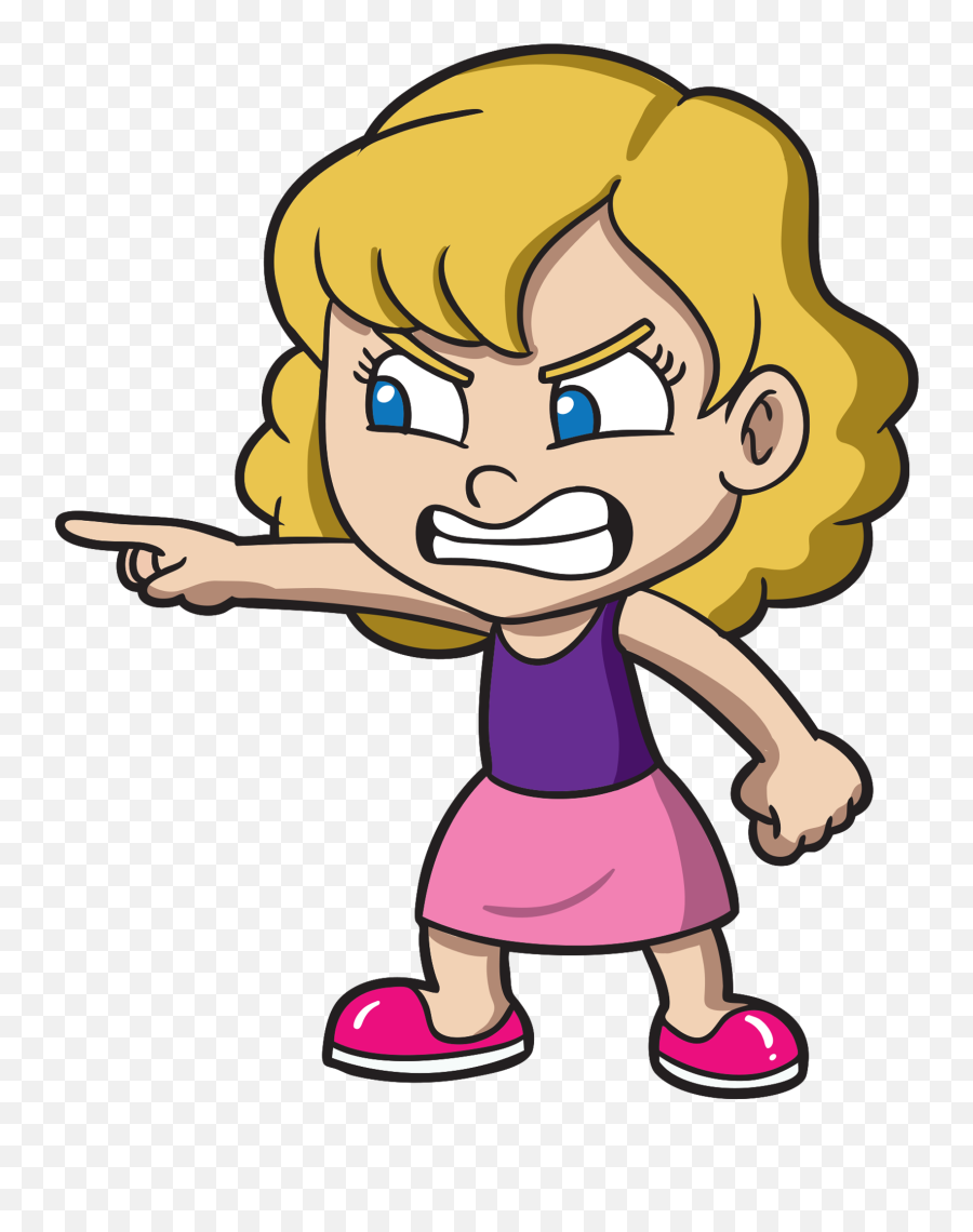 Refrigerator Clipart Angry - Angry Girl Clipart Png,Mad Png