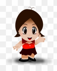 Girl Cartoon Clip Art - Happy Daughters Day Png,Girl Cartoon Png